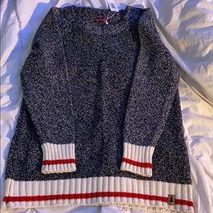 Sock monkey kintted sweater